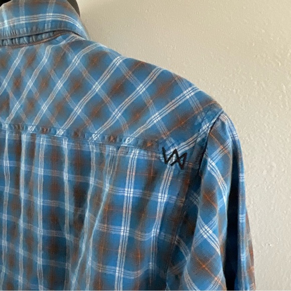 5.11 Tactical snap down hidden pocket plaid shirt size medium (E1) - Picture 5 of 8